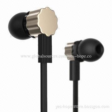 Colorful stereo mobile phone earphones, mic